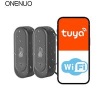 1/2 pièces nouveau capteur de température et d'humidité WIFI IP65 extérieur étanche Tuya APP hygromètre thermomètre Support Alexa Google 1pc