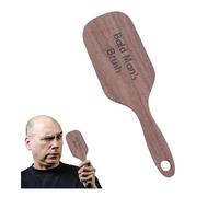 1/2 pièces Peigne pour homme chauve et brosse pour chauves - Ensemble de blague drôle pour peigne chauve et brosse à cheveux sans poils - Blagues sur les peignes sans dents - Brosses pour hommes