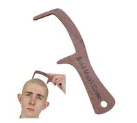 1/2 pièces Peigne pour homme chauve Peigne pour homme chauve et brosse pour chauves Ensemble de blagues drôles Brosse à cheveux sans poils humoristique Peignes sans dents pour blagues Brosses pour