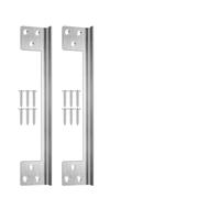 1/2 pièces Plaque de protection de pêne dormant de porte de 7 pouces, plaque de sécurité for pêne à ouverture extérieure, plaque de renfort de gâche(1pc)