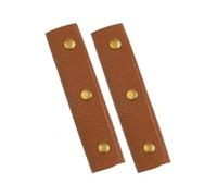 1/2 pièces Sac Bandoulière Poussette Anti-AVC Housse en Cuir Poignée de Bagage Wrap Protection Valise Grip(Brown 2pcs)