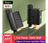 1-2 pièces SONOFF SWV BSP filetage Standard Zigbee vanne d'eau intelligente IP55 contrôleur d'arrosage maison automatisation Irrigation Alexa Google