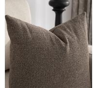 1/2 pièces Ultra doux housse de coussin décorative en microfibre de fausse cachemire à jacquard épaissi, design minimaliste moderne à motif floral bicolore, convient pour le canapé, le lit, la chaise 