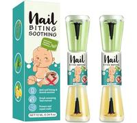 1/2 Pièces Vernis Anti Ronge Ongle Enfant, 10ml Vernis A Ongles Anti Rongement, Vernis Amer Enfant Stop Pouce, Outil De Soin Des Ongles Aux Extraits Naturels, Arreter De Se Ronger Les Ongles