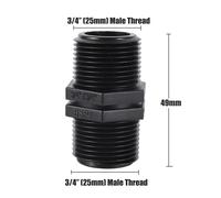 1/2 po 3/4 po 1,5 po 2,5 po 2,5 po raccord de connexion gaine mâle mâle adaptateur isocèle connecteur d'eau d'irrigation agricole connecteur de couplage #E