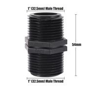 1/2 po 3/4 po 1,5 po 2,5 po 2,5 po raccord de connexion gaine mâle mâle adaptateur isocèle connecteur d'eau d'irrigation agricole connecteur de couplage #D