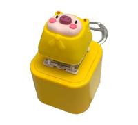 1/2 porte-clés grenouille qui frappe le clavier, régulateur, hochet, bouton sonore, lumière et ornement décoratif émettent