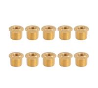 1/2 pouce npt mâle x 1/4 pouce npt adaptateur de tuyau en laiton femelle de gaz d'eau 10 pcs