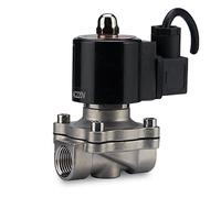 1/2 quot; 1 quot; 2quot; Électrovanne sous-marine en acier inoxydable DN15-65, normalement fermée, for eau et Air, AC220V DC12V, 1 pièce(NPT-220V,DN15)