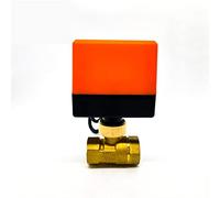 1/2 Quot; 3/4 Quot; 1 Quot; 1-1/4 Quot; 1-1/2 Quot; 2 Quot; Vanne à bille électrique en laiton pour chauffage au sol pour climatisation 2 voies AC220 V DC24 V DC12 V 1 pièce (12 V CC, 2,5 cm)