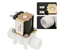 1/2 Quot; 3/4 Quot; Électrovanne à filetage mâle AC 220 V DC 12 V 24 V Régulateur de contrôle de l'eau Normalement fermé normalement ouvert 1 pièce (3/4", 12 V _ normalement ouvert)