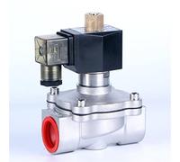 1/2 quot; 3/4quot; 1 quot; 1 quot; 2 quot; 2 quot; 2 quot; 1 vanne électromagnétique électrique normalement ouverte, valve pneumatique pour eau, huile, gaz AC 220 V DC 12 V DC 24 V (AC 110 V-NBR 80
