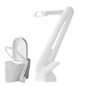 1/2 Rehausseur De Siège De Toilette - Pédales De Siège De Toilette, Ouvre-Couvercle De Toilette | Rehausseur De Siège De Toilette Extensible Avec Pédales, Appareils De Salle De Bains Sans Effort