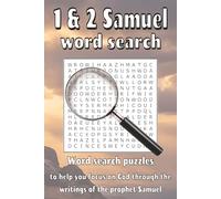 1 & 2 Samuel Word Search: Word search puzzles, with easy to read print, based on the writings of the prophet Samuel in the Old Testament | 6x9 inches, ... for Bible students, holidays, and free time