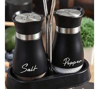1/2 Sets Pots à épices en verre portables et gain de place, distributeurs de sel et poivre étanches et faciles à ranger pour pique-nique, barbecue, camping, voyage, cadeau de fête, disponible en argen