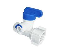 1/2'' Thread to 1/4" 3/8" Tube Water RO Feed Ball Valve Faucet Filter Reverse Osmosis System for Purifier Tap(1/2 to 3/8)