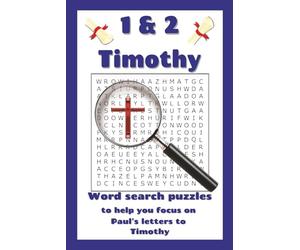 1 & 2 Timothy: Word searches with easy to read print based on Paul's 2 letters to Timothy | 6x9 inches, 113 pages | 50+ puzzles … gift for Bible study and students, holidays, and free time