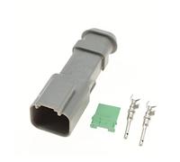 1-20 Ensembles Kit 2 broches Deutsch Automotive Pompe de pompage Câblage Connecteur Cadre prise d'injecteur DT04-2P-E008 DT06-2S-E008(Male set,10Sets)