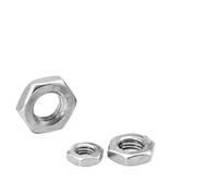1-20 pièces 304 écrou hexagonal à filetage fin en acier inoxydable, contre-écrou hexagonal métrique M6-M20, fixation de verrouillage de précision for assemblage de vis à boulon(M14x1.5 3pcs)