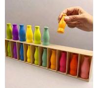 1/20 pièces - Jeu de correspondance de bouteilles colorées mini, défi amusant de devinette de bouteilles, cadeau idéal pour la Saint-Valentin, le Nouvel An, les fêtes ou les célébrations d'anniversair