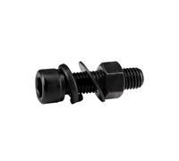 1-20 pièces M6/M8/M10/M12/M14/M16/M18/M20/M24 acier au carbone à haute résistance de grade 12.9 sets de boulons à filet partiel, tête cylindrique rainurée et douille hexagonale, M10x80mm