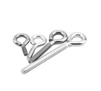 1-20 pièces vis à œil de mouton boulon à œil M3 M4 M5 M6 M8 M10 en acier inoxydable anneau crochet anneau boulon oeil crochets vis à métaux(304 stainless steel,16mm,M6 2pcs)