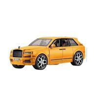 1:20 pour Rolls-Royce Cullinan Mansory SUV Modèle De Voiture en Métal Moulé sous Pression Simulation Son Lumière Jouet(Yellow)