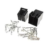 1-20 Sets 16 Pin 3.5mm Auto Cable Socket Automotive ISO Wire Female Male Connector for Bora(Male Female,20Sets)