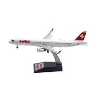 1 200 Fit for A321 HB-IOO Airline Aircraft Metal Model with Landing Gear Display Series Collectibles Kit de Jeu de Passe-Temps