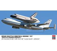 1:200 HASEGAWA Space Shuttle Orbiter & Boeing 747 Carrier Aircraft Kit HA10844
