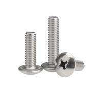 1-200 pièces M2-M8 type-TM acier inoxydable empreinte cruciforme tête bombée vis à machine, M4x70mm(10 pièces)