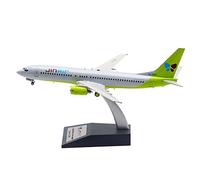 1 200 Simulation Coréen Jin Air Airliner pour HL7559 B737-800 Alliage Avion Modèle Réplique Davion Ensemble de Jeu de Passe-Temps Miniature