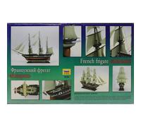 1:200 Zvezda French Frigate "Acheron" Kit Z9034 Modellino