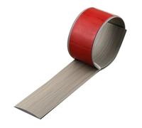 1-20m Barre De Seuil Autoadhésive en Vinyle, 4/5/7.6 Cm Largeur Bande de Transition De Sol, Profilé De Transition, pour Couvrir Les Carreaux(Gray C,7.6cmx1.0m(3.3ft))