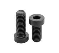 1-20pcs M3/M4/M5/M6/M8/M10/M12/M14/M16 Vis machine à tête courte à six pans creux en acier au carbone haute résistance, M3x12mm