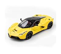 1:22 Simulation for LaFerrari Alliage Supercar Modèle De Voiture Moulé sous Pression Véhicules Collection Cadeaux Jouets(Yellow)