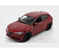 1:24 BURAGO Alfa Romeo Stelvio Q4 Quadrifoglio V6 Biturbo 2017 Red BU21086R