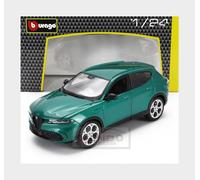 BBurago Voiture miniature Alfa Romeo Tonale 2023 Échelle 1:24 Green Met BU21109GR