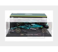 1:24 BURAGO Aston Martin F1 Amr25 #18 2025 Stroll +Pilot & Showcase BU28070-S