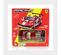 1:24 BURAGO Ferrari 488 Challenge #11 Racing 2017 Red Met BU26582-KIT