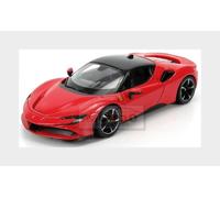 BBurago Voiture miniature Ferrari SF90 Stradale 1:24 Rouge Enfants
