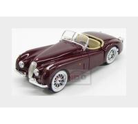 1:24 BURAGO Jaguar Xk120 Cabriolet 1953 Bordeaux BU22018R