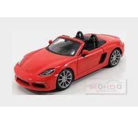 BBurago Voiture miniature Porsche 718 Boxster (982) Spider 2016 1:24 Orange