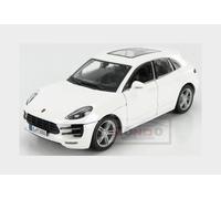 BBurago Voiture miniature Porsche Macan 2013 Échelle 1:24 Blanche BU21077W
