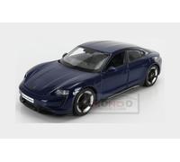 1:24 Burago Porsche Taycan 2019 Gentian Blue BU21098BL Modellino