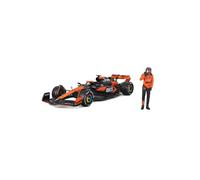 BBurago Voiture miniature F1 1:24 McLaren MCL38 2024 avec figurine Piastri