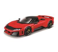 BBurago Voiture miniature Ferrari F80 2024 - 1:24 métal die-cast Rosso Corsa portes mobiles