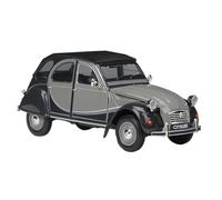 1 24 for Gris Citroen 2CV 6 Charleston Voiture Vintage Miniature en Alliage moulé sous Pression modèle de Voiture Kits
