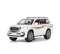 1 24 for Toyota Land Cruiser Tout-Terrain Simulation Alliage Retirer Voiture Modèle Collection Cadeau Jouet Artisanat Voiture Miniature De Collection(Taglia Unica)