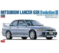 Mitsubishi Lancer GSR EVO III 1:24 Kit De Modèle En Plastique HASEGAWA